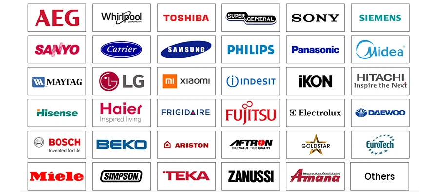 Appliances Repair zone Brands